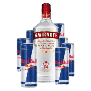 Smirnoff de 1.750 + 7 Red Bull
