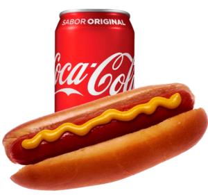 Cachorro Quente + Coca Cola