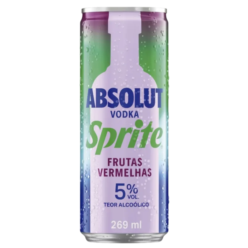 Absolut Sprite Frutas Vermelhas